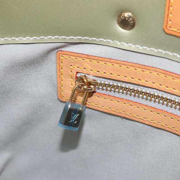 LOUIS VUITTON Monogram Vernis Reade PM Hand Bag Gris M91145 LV Auth am12277V