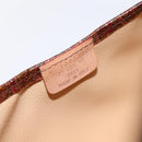 ETRO Paisley Hand Bag PVC Bordeaux Gold Auth am12279V-18