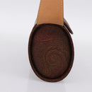 ETRO Paisley Hand Bag PVC Bordeaux Gold Auth am12279V-4