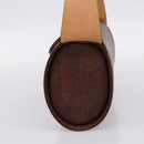 ETRO Paisley Hand Bag PVC Bordeaux Gold Auth am12279V-5