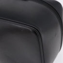 GUCCI Vanity Hand Bag Leather Black Silver 032 1956 0140 Auth am12280-16