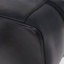 GUCCI Vanity Hand Bag Leather Black Silver 032 1956 0140 Auth am12280-18