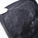 GUCCI Vanity Hand Bag Leather Black Silver 032 1956 0140 Auth am12280-20