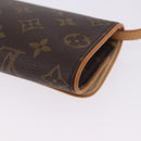 LOUIS VUITTON Monogram Pochette Twin PM Shoulder Bag M51854 LV Auth am12281V-17