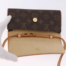 LOUIS VUITTON Monogram Pochette Twin PM Shoulder Bag M51854 LV Auth am12281V-9