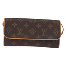 LOUIS VUITTON Monogram Pochette Twin PM Shoulder Bag M51854 LV Auth am12281V-13