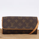 LOUIS VUITTON Monogram Pochette Twin PM Shoulder Bag M51854 LV Auth am12281V-12