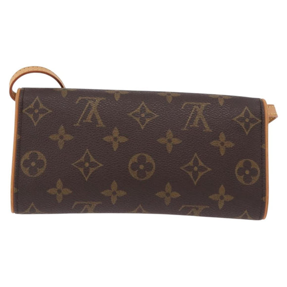 LOUIS VUITTON Monogram Pochette Twin PM Shoulder Bag M51854 LV Auth am12281V