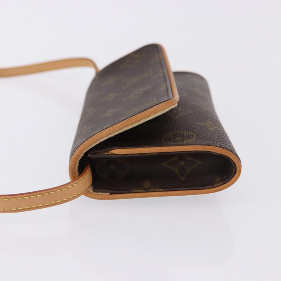LOUIS VUITTON Monogram Pochette Twin PM Shoulder Bag M51854 LV Auth am12281V