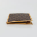 CELINE Macadam Wallet PVC Leather Brown Beige Auth am12282V-3
