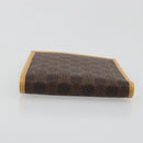 CELINE Macadam Wallet PVC Leather Brown Beige Auth am12282V-4