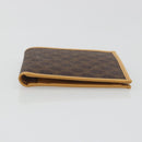 CELINE Macadam Wallet PVC Leather Brown Beige Auth am12282V-6