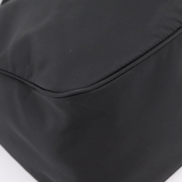 PRADA Shoulder Bag Nylon Black Silver Auth am12283V