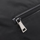 PRADA Shoulder Bag Nylon Black Silver Auth am12283V-17