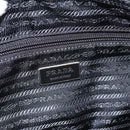 PRADA Shoulder Bag Nylon Black Silver Auth am12283V-19