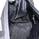 PRADA Shoulder Bag Nylon Black Silver Auth am12283V-21