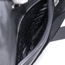 PRADA Shoulder Bag Nylon Black Silver Auth am12283V-24