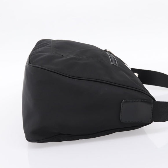 PRADA Shoulder Bag Nylon Black Silver Auth am12283V