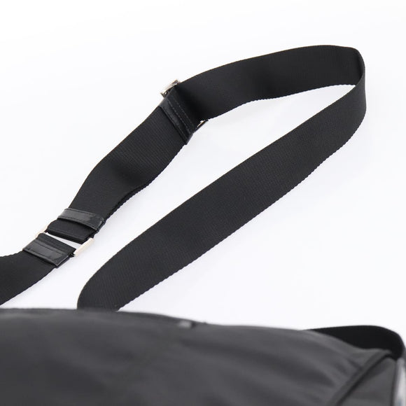 PRADA Shoulder Bag Nylon Black Silver Auth am12283V