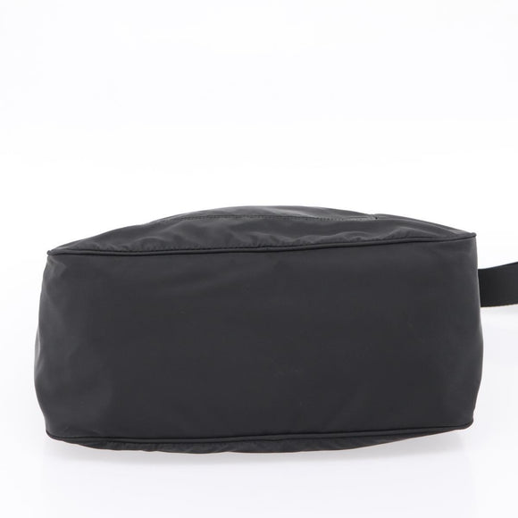PRADA Shoulder Bag Nylon Black Silver Auth am12283V