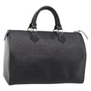 LOUIS VUITTON Epi Speedy 35 Hand Bag Noir Black M42992 LV Auth am12284V-1
