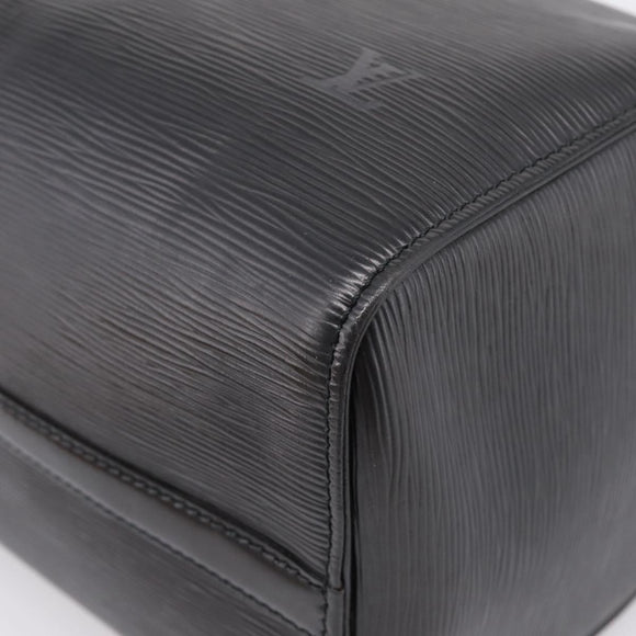 LOUIS VUITTON Epi Speedy 35 Hand Bag Noir Black M42992 LV Auth am12284V