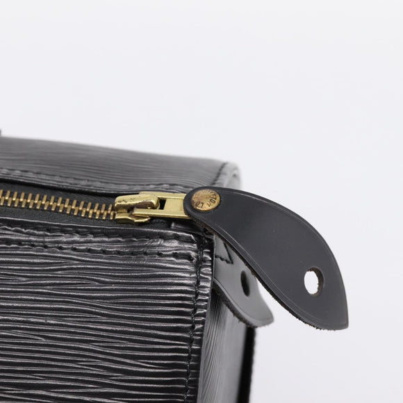 LOUIS VUITTON Epi Speedy 35 Hand Bag Noir Black M42992 LV Auth am12284V