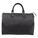 LOUIS VUITTON Epi Speedy 35 Hand Bag Noir Black M42992 LV Auth am12284V-13