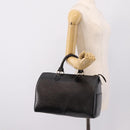 LOUIS VUITTON Epi Speedy 35 Hand Bag Noir Black M42992 LV Auth am12284V-21