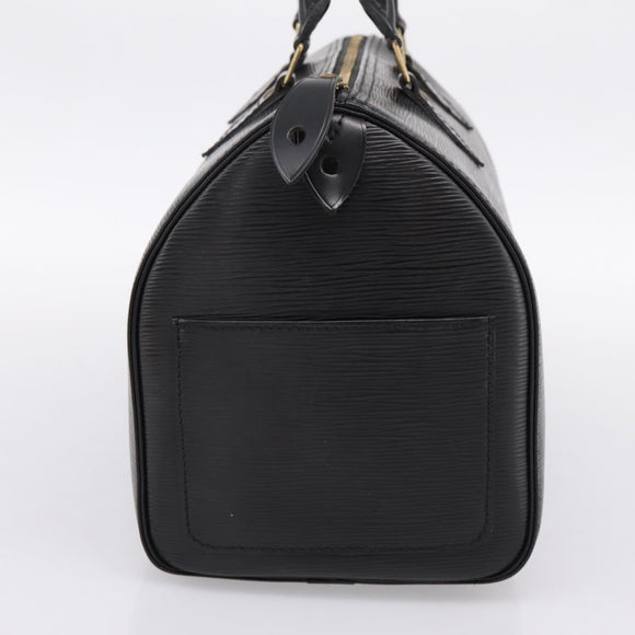 LOUIS VUITTON Epi Speedy 35 Hand Bag Noir Black M42992 LV Auth am12284V