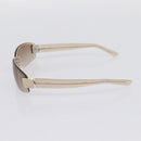 GUCCI Rimless Sunglasses Plastic Brown Gold Tone Auth am12290V-5