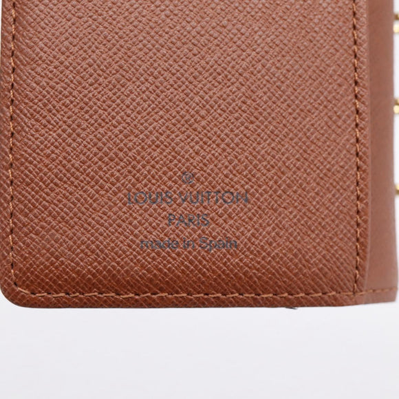 LOUIS VUITTON Monogram Agenda PM Day Planner Cover R20005 LV Auth am12293V