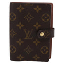 LOUIS VUITTON Monogram Agenda PM Day Planner Cover R20005 LV Auth am12293V-13