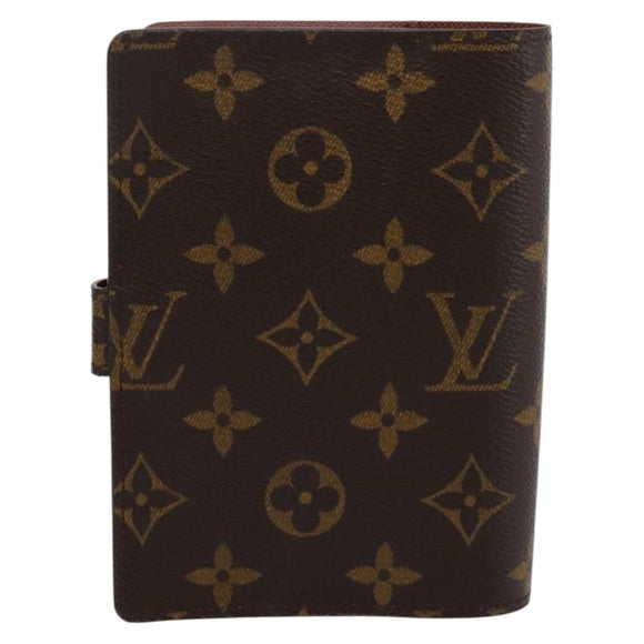 LOUIS VUITTON Monogram Agenda PM Day Planner Cover R20005 LV Auth am12293V