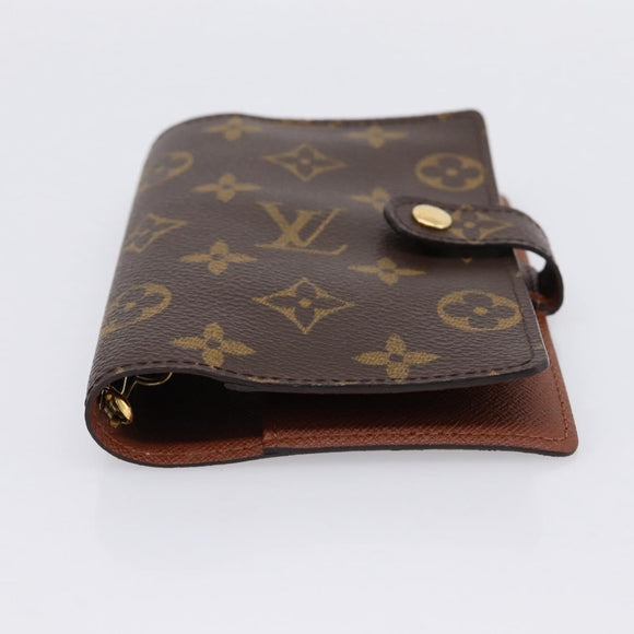 LOUIS VUITTON Monogram Agenda PM Day Planner Cover R20005 LV Auth am12293V