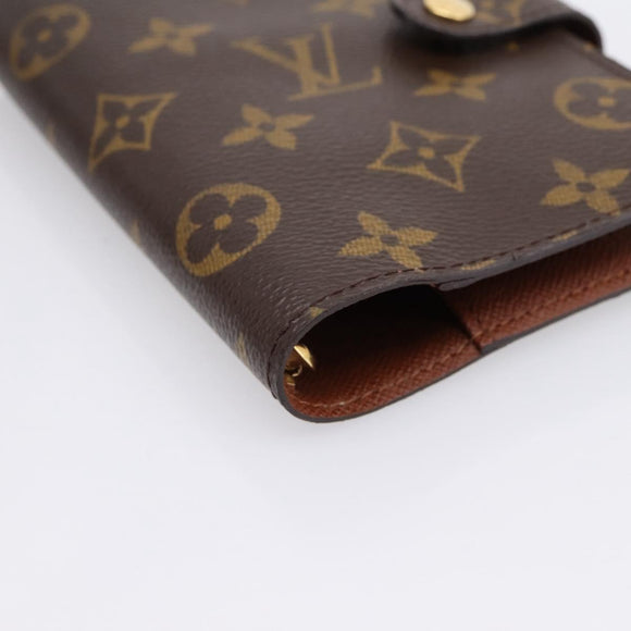 LOUIS VUITTON Monogram Agenda PM Day Planner Cover R20005 LV Auth am12293V