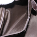 Christian Dior Trotter Romantic Hand Bag PVC Brown Silver Auth am12294SAM-21