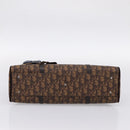 Christian Dior Trotter Romantic Hand Bag PVC Brown Silver Auth am12294SAM-9
