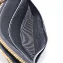 PRADA Card Coin Purse Saffiano Black Gold Tone Auth am12296M-20