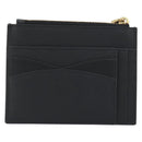 PRADA Card Coin Purse Saffiano Black Gold Tone Auth am12296M-2