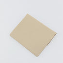 GUCCI Old Turn Lock Shoulder Bag Leather Beige Gold Tone Auth am12298A-23
