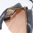 GUCCI GG Marmont Chain Shoulder Bag Leather Black Gold Tone 447632 Auth am12299V-17