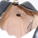 GUCCI GG Marmont Chain Shoulder Bag Leather Black Gold Tone 447632 Auth am12299V-18