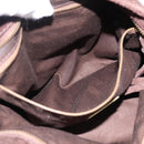 Miu Miu Shoulder Bag Suede Brown Gold Tone Auth am12303V-22