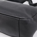 PRADA Shoulder Bag Leather 2way Black Silver 1BC133 Auth am12304SAM-14