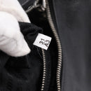 PRADA Shoulder Bag Leather 2way Black Silver 1BC133 Auth am12304SAM-24