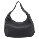 PRADA Shoulder Bag Leather 2way Black Silver 1BC133 Auth am12304SAM-3