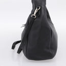 PRADA Shoulder Bag Leather 2way Black Silver 1BC133 Auth am12304SAM-5