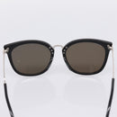 GUCCI Interlocking G Web Sherry Line Sunglasses Metal Black Silver Auth am12309M-9