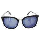 GUCCI Interlocking G Web Sherry Line Sunglasses Metal Black Silver Auth am12309M-13